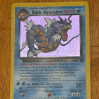 Pokemon Dark Gyarados 8/82 Holo Team Rocket Vintage WOTC - pikkukuva 1