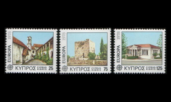 Kypros 484-6 ** Europa vanhoja rakennuksia (1978)