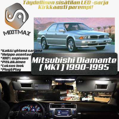 Mitsubishi Diamante (MK1) Sisätilan LED-sarja 9-