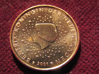 1 cent 2001 Alankomaat-Netherlands