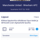 2 x pääsylippu Manchester United vs. Wrexham AFC - pikkukuva 2