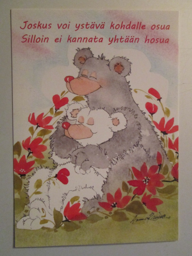 KULKEMATON KORTTI YSTÄVÄLLE ANNA RINNE