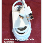 Honor 6A 100W USB A -> USB C SuperCharge kaapeli /1,5m#31942 - pikkukuva 1