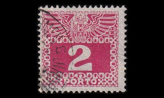 Itävalta P_35y o Porto 2 H ohut matt.pap (1908)