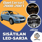 Opel Corsa C Sisätilan LED-sarja 6-osainen - pikkukuva 1