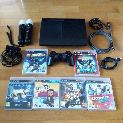 Ps3 Super Slim 500GB+Muuta.