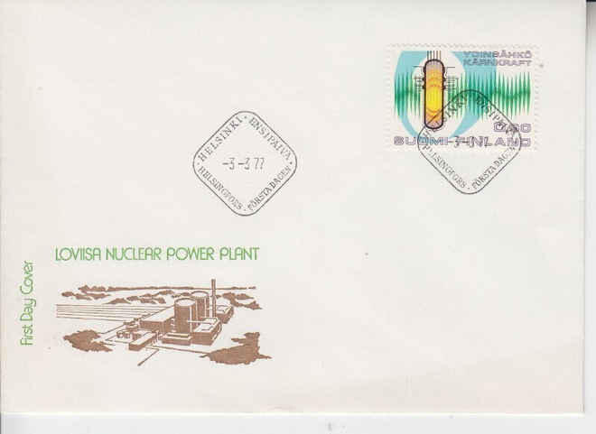 FDC 1977 Ydinvoima