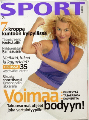 Sport n:o 7 2005 Unelmien body.  Maria Ringinen.