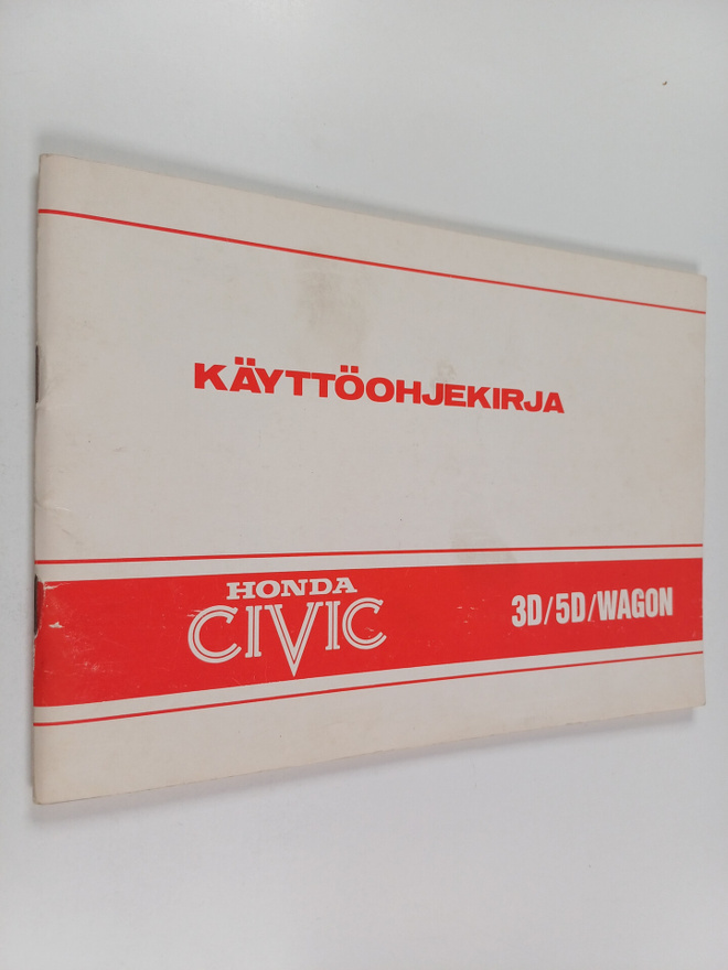 Honda Civic 3D/5D/Wagon : Käyttöohjekirja