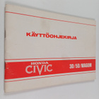 Honda Civic 3D/5D/Wagon : Käyttöohjekirja - pikkukuva 1