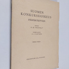 O. Hj Granfelt : Suomen konkurssioikeus pääpiirteittäin - pikkukuva 1
