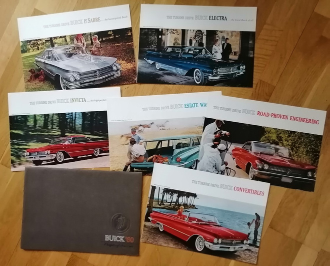1960 Buick PRESTIGE esite - kuin uusi - portfolio