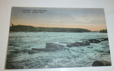 Oulujoki, Oterman koski, vanha väripk, p. 1933