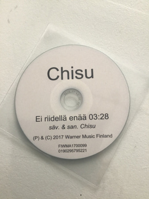 Chisu . Ei riidellä enää CDS single