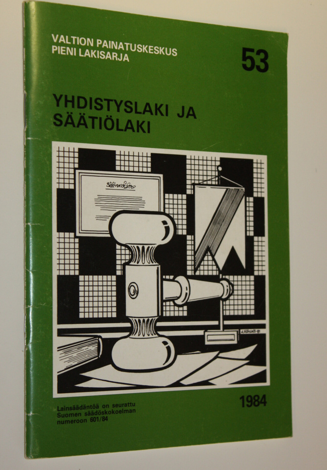 Yhdistyslaki ja säätiölaki