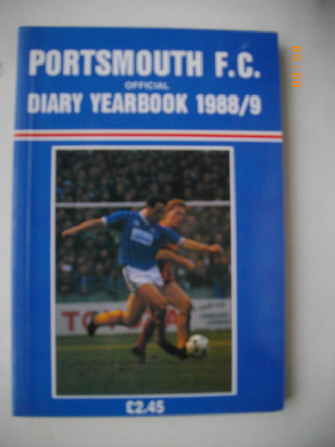 Portsmouth F.C. Official Diary Yearbook 1988/9 (7.5)