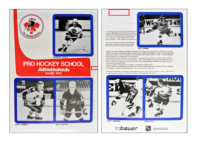 PRO HOCKEY SCHOOL 1975 ESITE - ILMAINEN TOIMITUS !