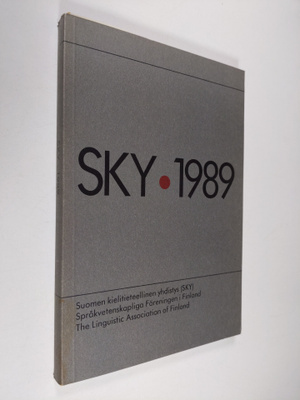 SKY 1989 : Suomen kielitieteellisen yhdistyksen vuosikirj...