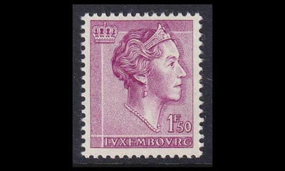 Luxemburg 626 ** Käyttösarja Charlotte 1.50 Fr (1960)