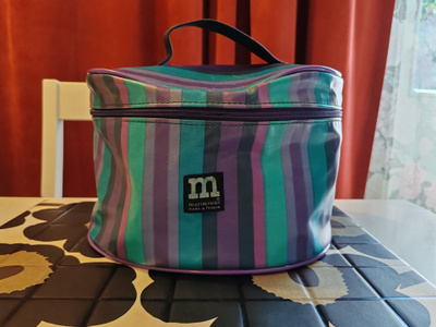 Marimekko Vintage iso kosmetiikkalaukku 90-luku