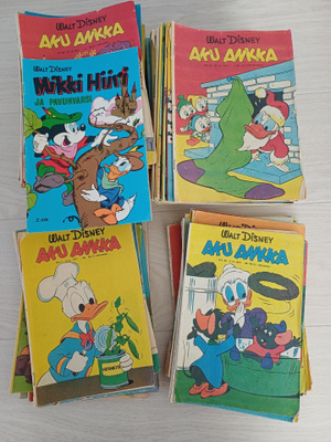 Aku Ankka, vuodet 1974 ja 1975 sekä hajanumeroita 1968-1972