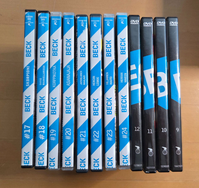 12 x BECK DVD . PERSBRANDT . HABER .