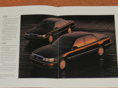 1990 Lexus LS 400 / ES 250 esite - KUIN UUSI -  20 siv