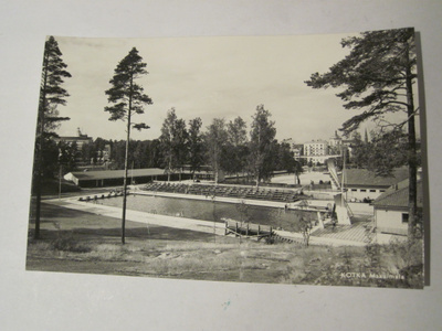 VANHA Postikortti Kotka 1950-l Alkup.Mallikappale