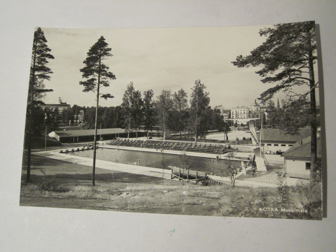 VANHA Postikortti Kotka 1950-l Alkup.Mallikappale