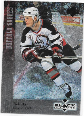 1996-97 Black Diamond #32 Rob Ray Buffalo Sabres gooni