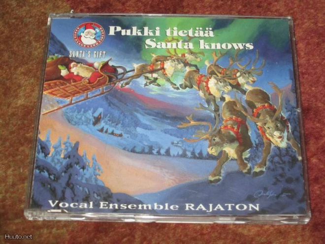 VOCAL ENSEMBLE RAJATON - PUKKI TIETÄÄ -SANTA KNOWS CD SINGLE