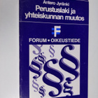 Antero Jyränki : Perustuslaki ja yhteiskunnan muutos : tu... - pikkukuva 1