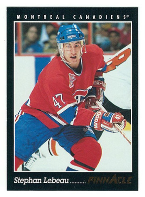 93-94 Pinnacle #136 Stephan Lebeau