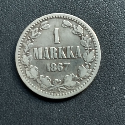 1 Markka 1867 (vaikea vuosi)