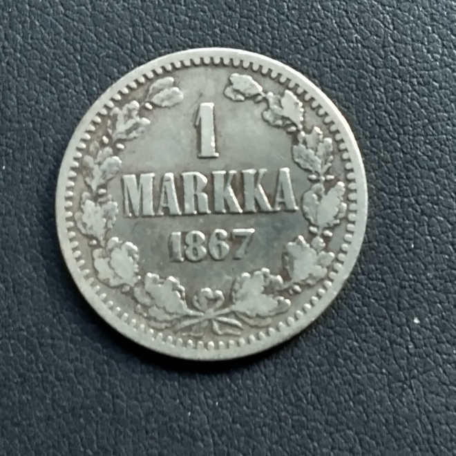 1 Markka 1867 (vaikea vuosi)