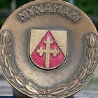 Ronssivärinen Mynämäki merkki. Halkaisija - 39 mm. Paino - - pikkukuva 5