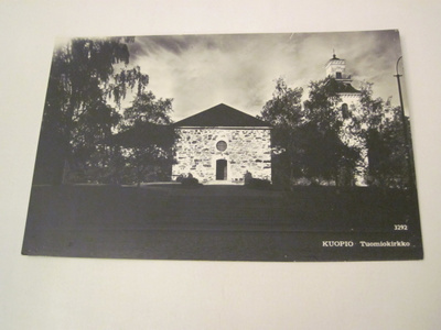 VANHA Postikortti Kuopio 1950-l Alkup.Mallikappale