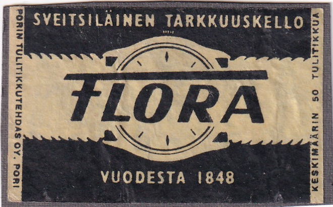 Flora, Sveitsiläinen tarkkuskello   b689