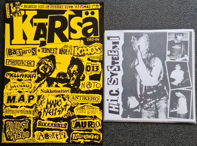 KÄRSÄ FANZINE + HIC SYSTEEMI 7" flexi