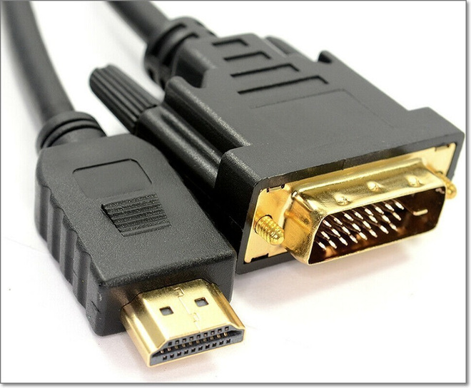Kaksisuuntainen 4K-kaapeli: DVI - HDMI / HDMI-DVI -kaapeli
