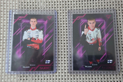 WRC SportZoo pinkkejä kortteja (Pajari, Evans, Ogier)