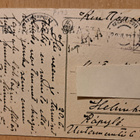 kukkakortti, ruusuja maljakoissa, kenttäpostia 1943 - pikkukuva 2