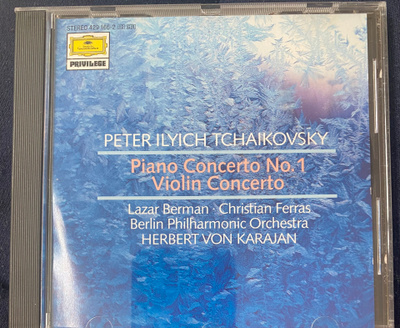 Tchaikovsky: Piano & Violin Concerto - Karajan, Berman