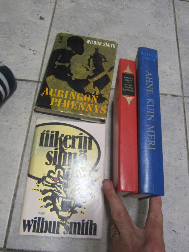 WILBUR SMITH - 4 KIRJAA mm AHNE KUIN MERI