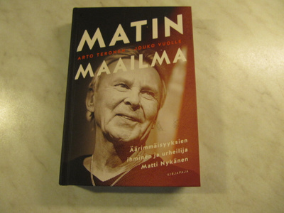 Matti Nykänen Matin Maailma kirja /Teronen ja Vuolle.