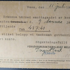 Vakuutusyhtiö WELLAMOn ilmoitus, Vaasa 1938, firmapostia - pikkukuva 2