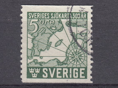 Ruotsi 1944 Fa 351A Ruotsin merikartta 300 v.