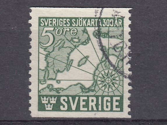 Ruotsi 1944 Fa 351A Ruotsin merikartta 300 v.