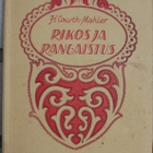 H. Courths-Mahler: Rikos ja rangaistus, Suomi 1925. 141 s. - pikkukuva 1