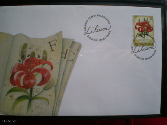 FDC Tarhasarjalilja 1. luokka 7.3.2007 - LaPe 1830
